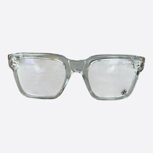Chrome Hearts Clear & Silver Halllamanass Glasses